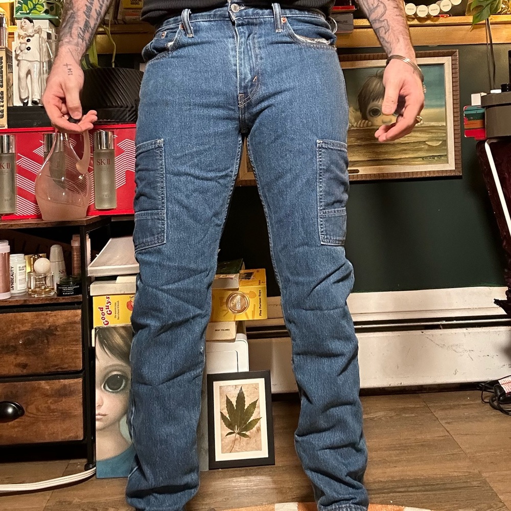 Custom Levi’s altered 30x32 Men's Blue Jeans